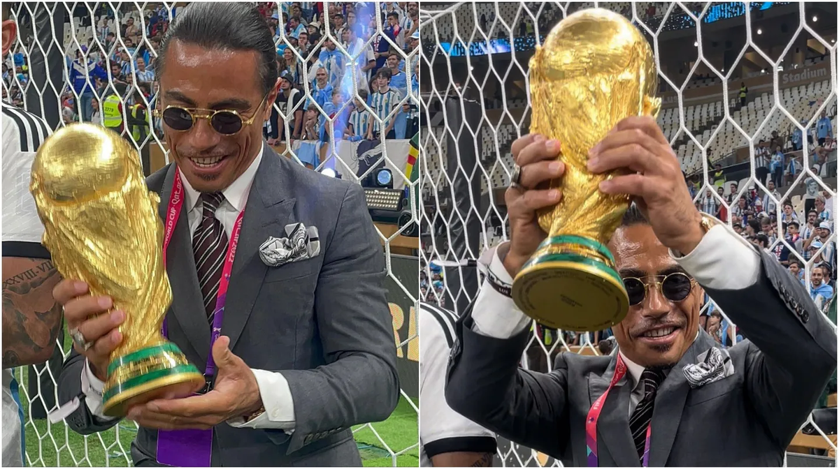 A la FIFA no le gustó el comportamiento del chef Salt Bae.