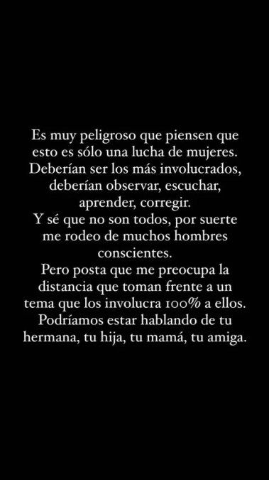 El descargo de Sofi Morandi