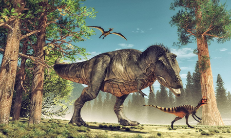 Un grupo conspiracionistas sostiene la teoría de que los dinosaurios nunca existieron. Un grupo conspiracionistas sostiene la teoría de que los dinosaurios nunca existieron.