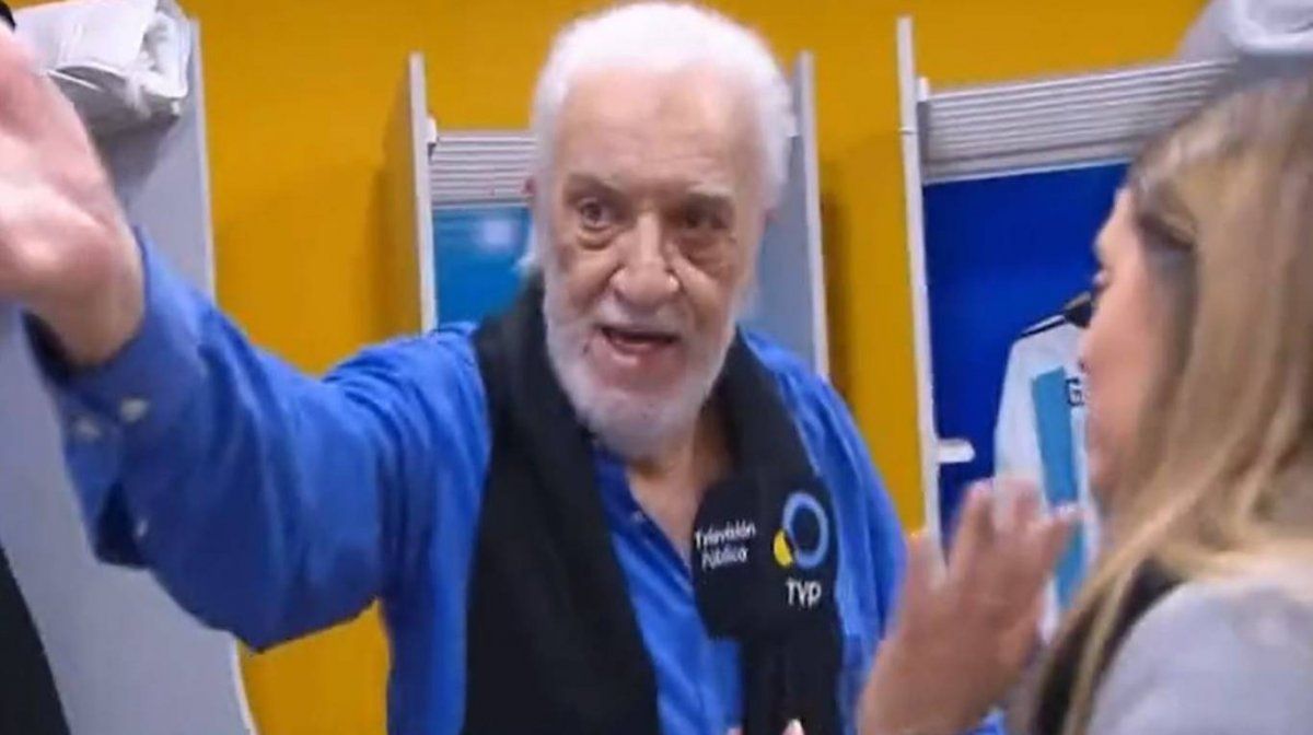 Coco Basile se mostró muy molesto con la periodista de la TV Pública.