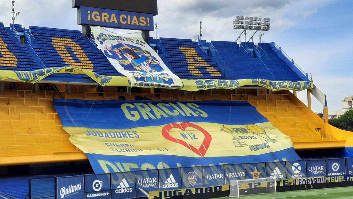La Bombonera este domingo en la previa Newells-Boca.