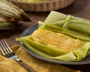 La humita o huminta es una comida basada en maíz que se consume en el área andina: Perú, Chile, Argentina, Bolivia, Ecuador y el sur de Colombia. Consiste básicamente en una pasta o masa de maíz levemente aliñada, que puede ir envuelta y finalmente cocida o tostada en las propias hojas de una mazorca de choclo. La humita o huminta es una comida basada en maíz que se consume en el área andina: Perú, Chile, Argentina, Bolivia, Ecuador y el sur de Colombia. Consiste básicamente en una pasta o masa de maíz levemente aliñada, que puede ir envuelta y finalmente cocida o tostada en las propias hojas de una mazorca de choclo.