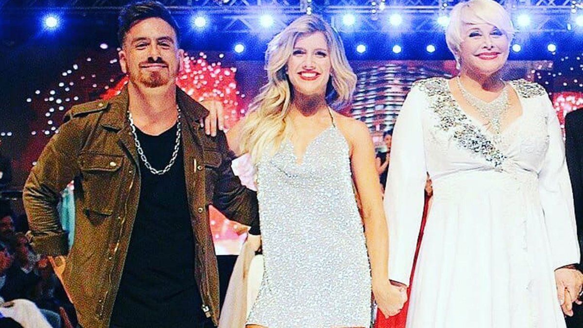 Carmen Barbieri junto a su hijo Fede Bal y su ex nuera Laurita Fernández.