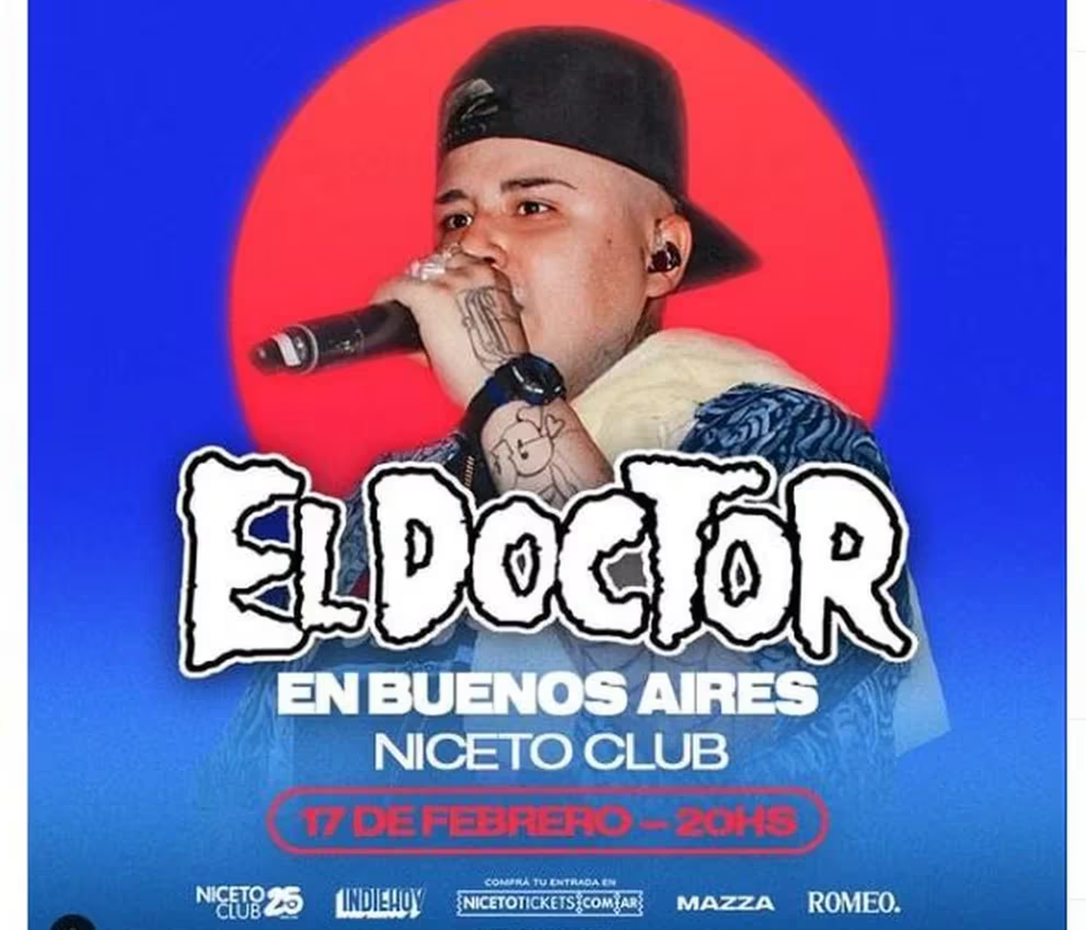El Doctor era el músico que se estaba presentando en Niceto Club al momento del incidente. El Doctor era el músico que se estaba presentando en Niceto Club al momento del incidente.