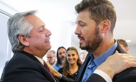 Marcelo Tinelli y Alberto Fernández Marcelo Tinelli y Alberto Fernández