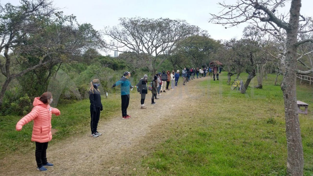 Este sábado se realizó un abrazo simbólico a la reserva natural