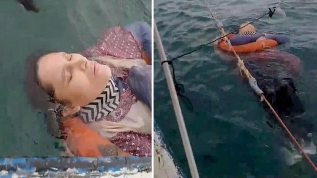 Encuentran viva y flotando en el mar a una mujer desaparecida hace dos años