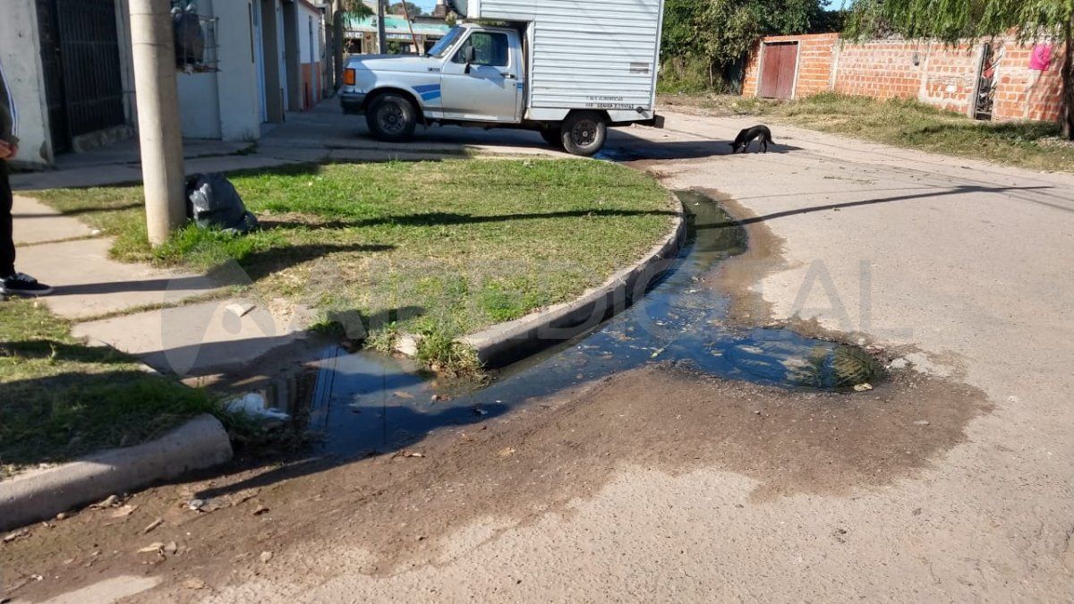 El vecino contó que en su casa están con todas las ventanas cerradas, pero igual entra el olor por el sistema de desagües. 