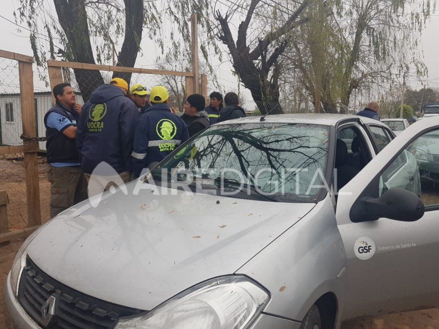 Desagüe Espora: situación desesperante de los obreros