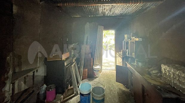 Pérdidas totales. Así quedó la propiedad tras el siniestro.&nbsp;