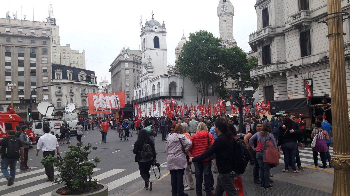 Marcharon en Plaza de Mayo por Santiago Maldonado