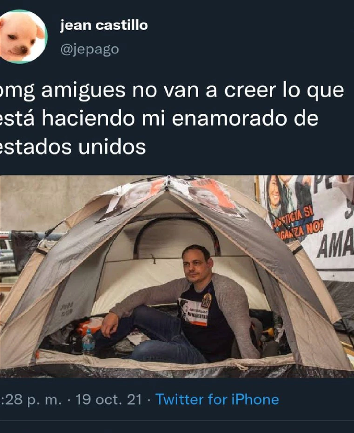 TikTok: el video viral del enamorado de Estados Unidos