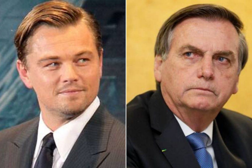 Bolsonaro acusó a Leonardo Di Caprio de causar incendios intencionados en el Amazonas