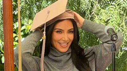 Kim Kardashian sigue los pasos de su padre Robert: la empresaria se recibió de abogada