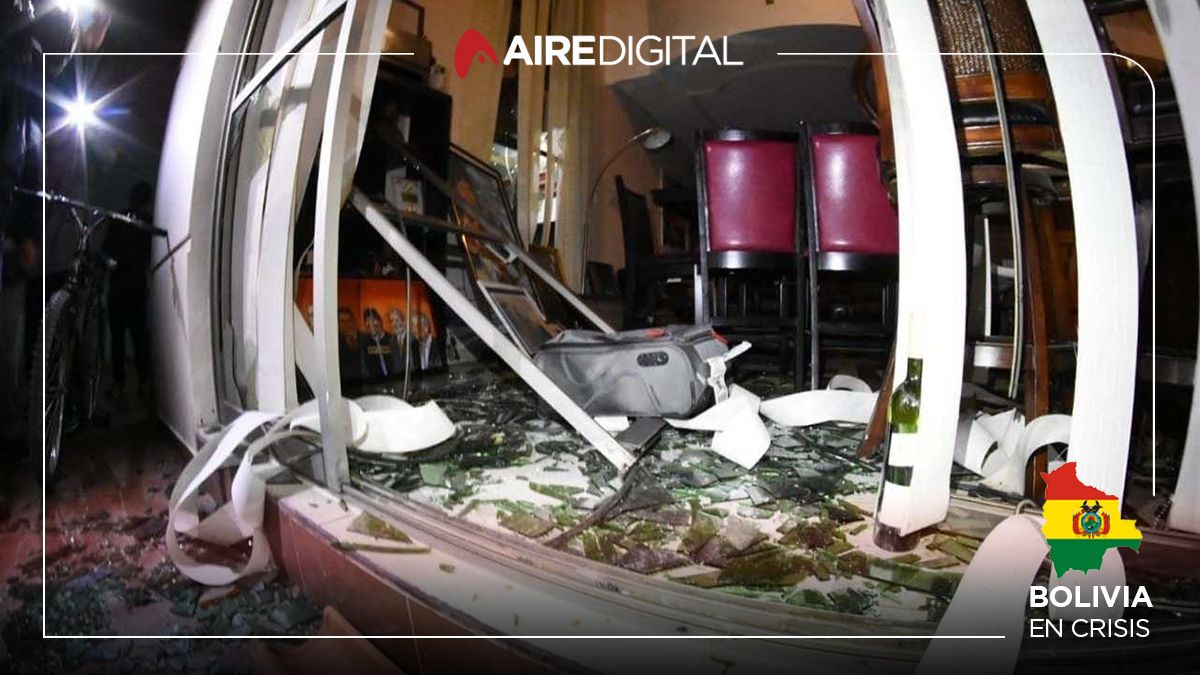 Saquearon la casa de Evo Morales en Cochabamba