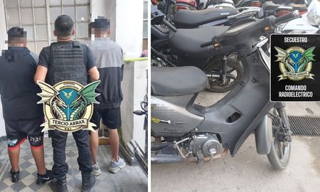 La policía recuperó una moto con pedido de secuestro en Villa Oculta La policía recuperó una moto con pedido de secuestro en Villa Oculta