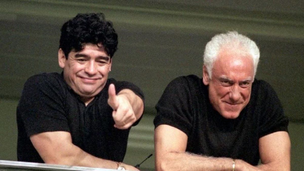 Diego Maradona y Diego Coppola.