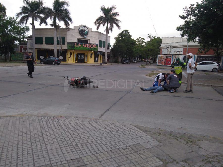 Accidente de tránsito en avenida Freyre e Hipólito Irigoyen
