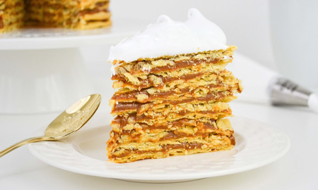 Cómo hacer rogel con la receta de Maru Botana: el postre ideal con dulce de leche Cómo hacer rogel con la receta de Maru Botana: el postre ideal con dulce de leche