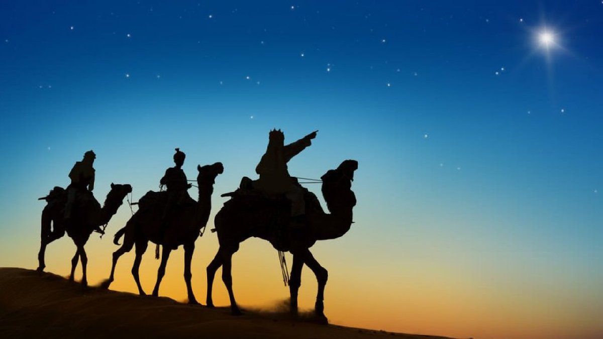 La historia de los Reyes Magos.