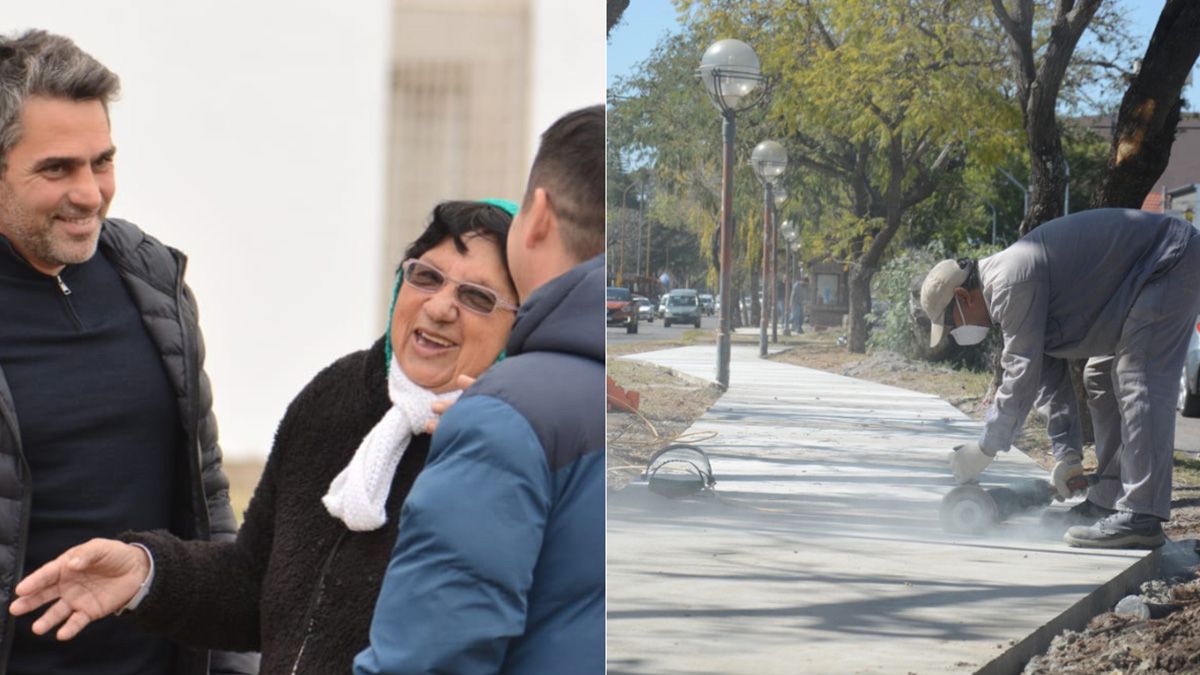 La obra busca mejorar las condiciones de circulación peatonal en su cantero central