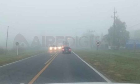 La niebla complicó la visibilidad en las rutas de la provincia de Santa Fe. La niebla complicó la visibilidad en las rutas de la provincia de Santa Fe.