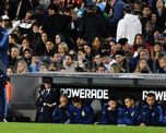Lionel Scaloni en el triunfo de Argentina sobre Paraguay por 1-0.