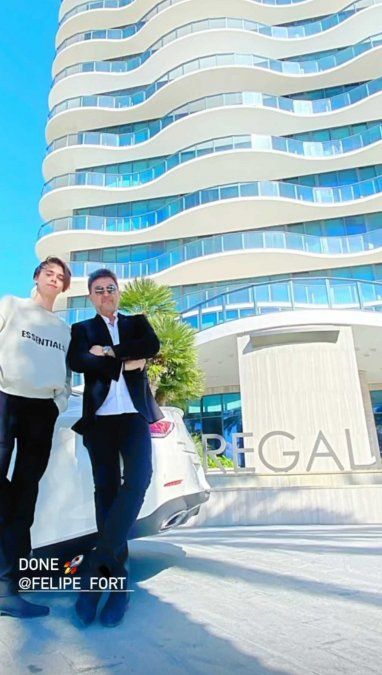 Felipe Fort se compró un departamento en Miami.