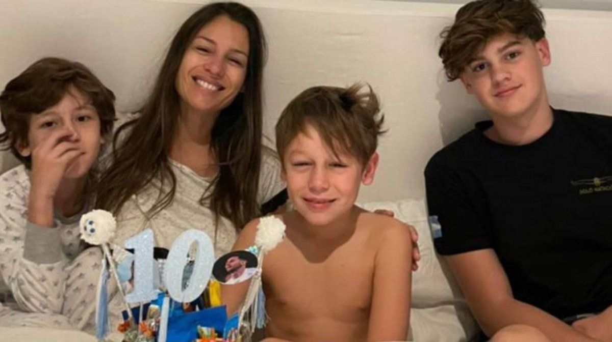 Beltrán Vicuña pasó su día rodeado de sus seres queridos.