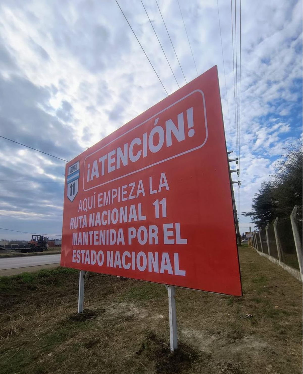Sorpresa por la colocación de carteles en rutas nacionales que pasan por Santa Fe. 