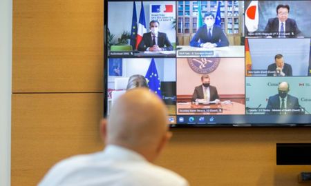 El encuentro de los ministros de Salud fue virtual. El encuentro de los ministros de Salud fue virtual.