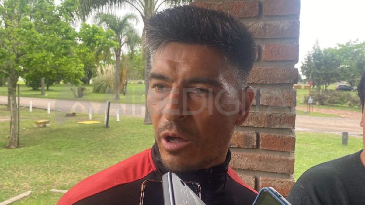 Paolo Goltz habló con los medios antes del partido de Colón ante Deportivo Madryn.