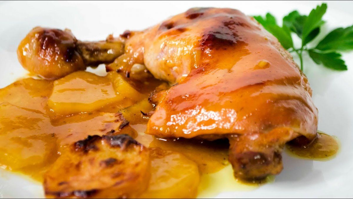 Pollo a la mostaza para disfrutar de una almuerzo delicioso y s&uacute;per sano.