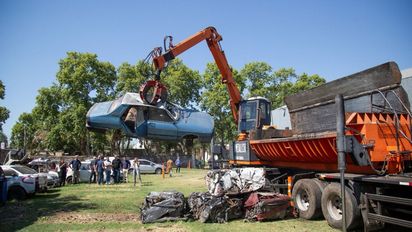 La Provincia superó los 25.000 vehículos compactados en operativos de ordenamiento en todo el territorio