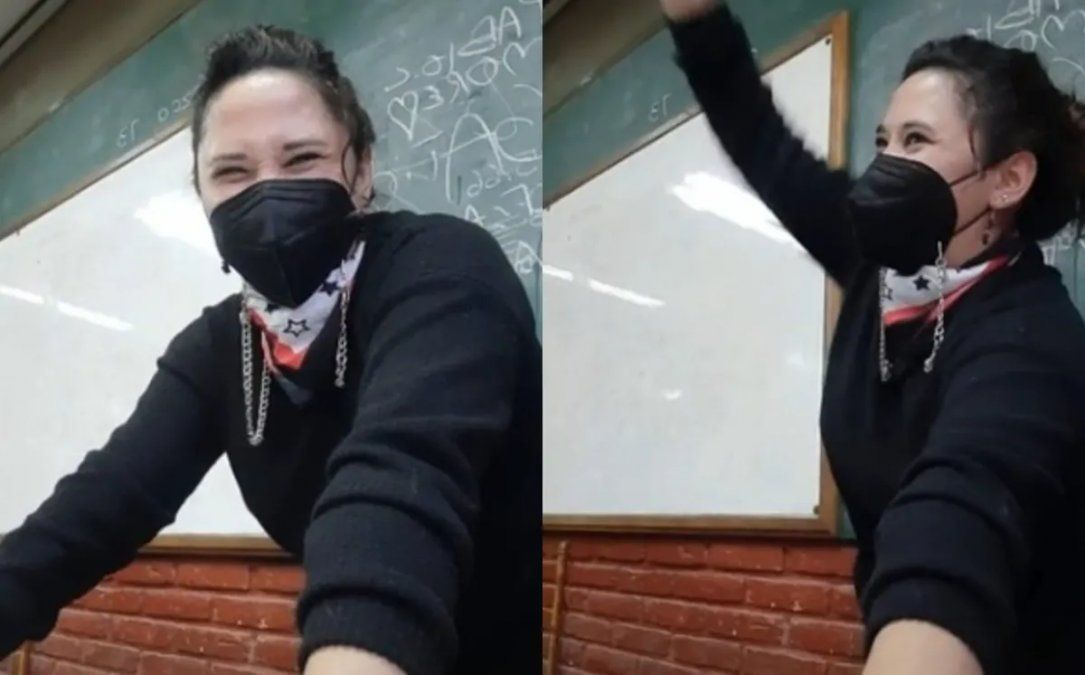 Viral: mostró cómo capta la atención de sus alumnos con la canción de Marolio y el dueño de la marca le respondió