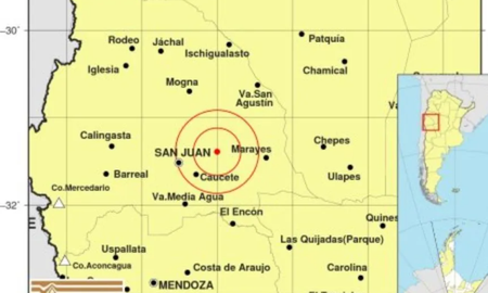 Un sismo de 5,2 grados sacudió la ciudad de San Juan. Un sismo de 5,2 grados sacudió la ciudad de San Juan.
