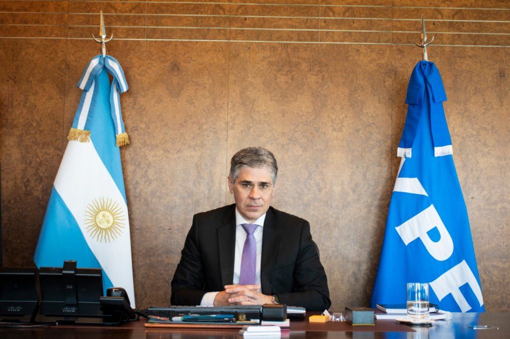 El presidente de YPF, Pablo González; encabezaron este miércoles la reunión en Casa Rosada.