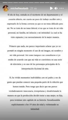 Michelle Salas explotó contra "Luis Miguel, la serie", producción de Netflix.