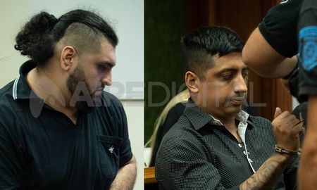 Ruffino (izquierda) y Kaipl (derecha) recibieron distintas penas por su participación en el homicidio de Hugo Oldani. Ruffino (izquierda) y Kaipl (derecha) recibieron distintas penas por su participación en el homicidio de Hugo Oldani.