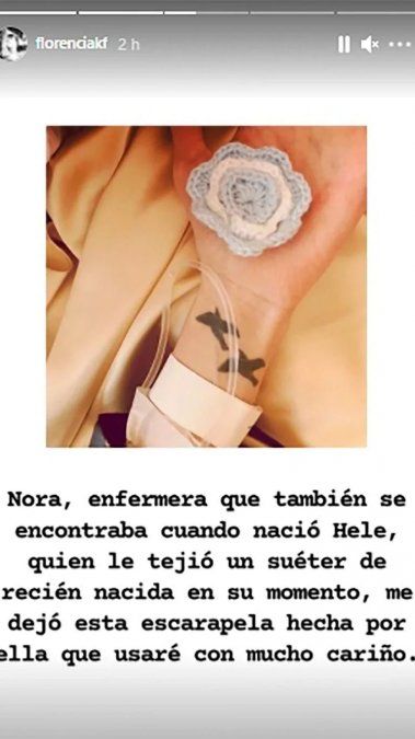 El mensaje de Florencia Kirchner.