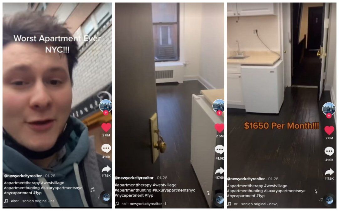 El peor departamento: no tiene baño y lo mostró un agente inmobiliario por redes