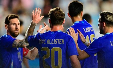 Alexis Mac Allister fue la figura de la goleada de la Selección Argentina ante su par de Puerto Rico. Alexis Mac Allister fue la figura de la goleada de la Selección Argentina ante su par de Puerto Rico.