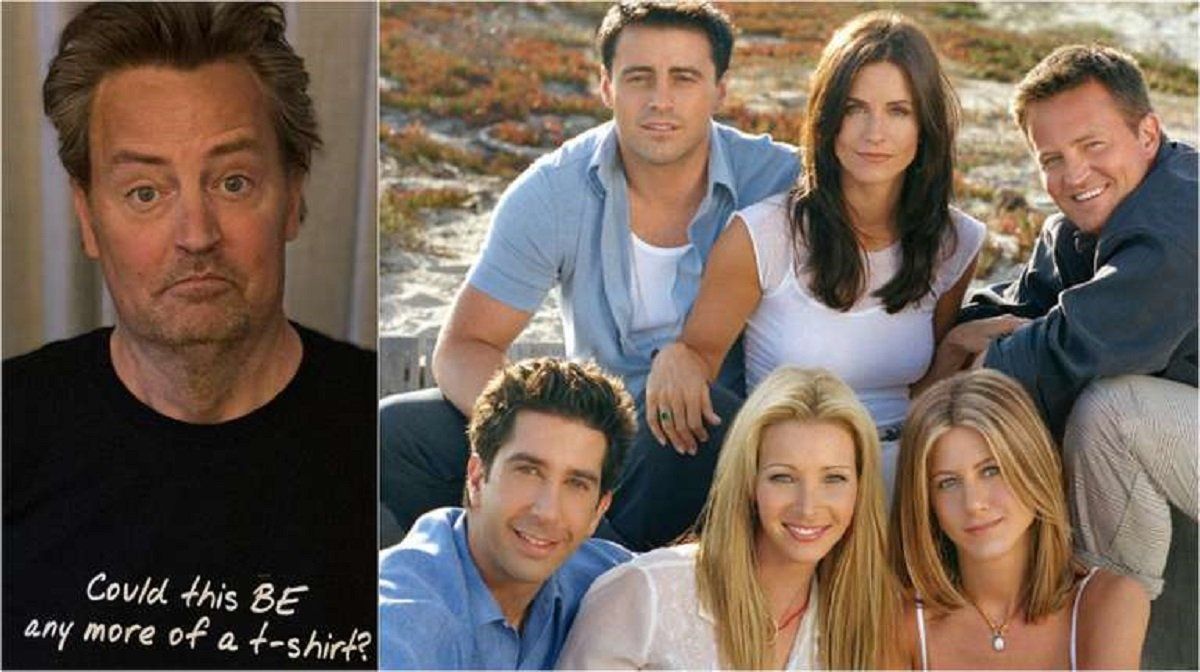 Matthew Perry compartió una foto del reencuentro de Friends para HBO y luego la borró .