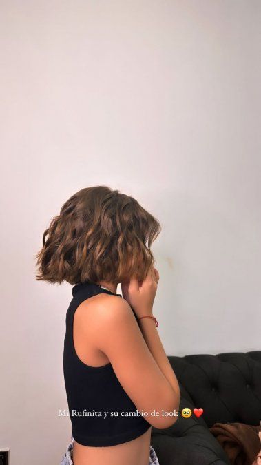 El nuevo look de Rufina Cabré.