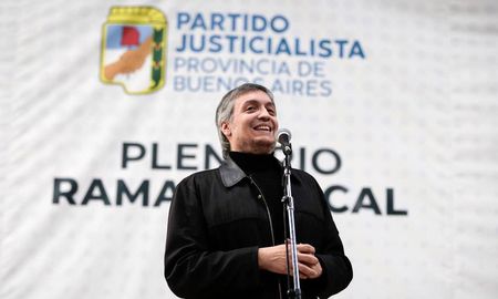 Máximo Kirchner cerró el plenario sindical del PJ Bonaerense en la ciudad de Baradero. Máximo Kirchner cerró el plenario sindical del PJ Bonaerense en la ciudad de Baradero.