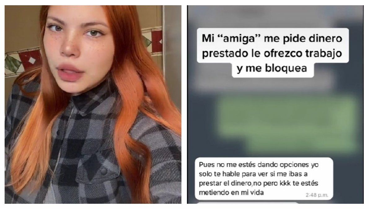 Su amiga le pidió que le prestara plata