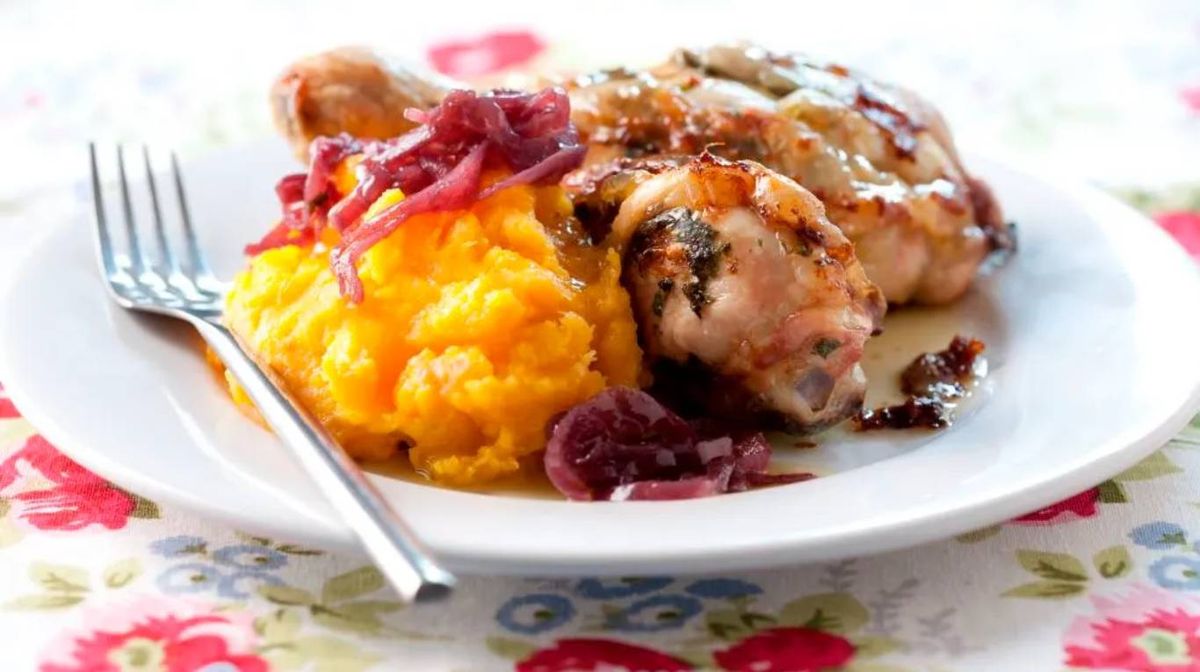 Patas de pollo a las hierbas