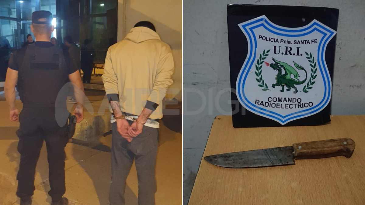 Detuvieron a un hombre por golpear a su pareja en Cafferata 8700