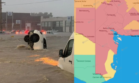 En menos de seis horas cayeron más de 200 mm de lluvia, superando la media histórica En menos de seis horas cayeron más de 200 mm de lluvia, superando la media histórica