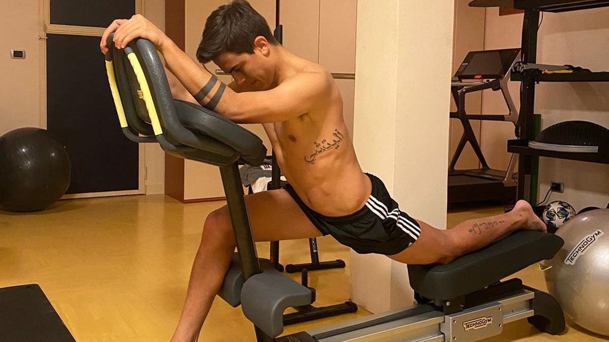 Todavía sin el alta, Paulo Dybala ya entrena y se muestra recuperado de coronavirus